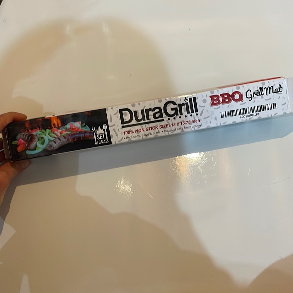 Dura Grill Mat - BBQ Grill mat 100% non stick 13x15.75 inches black